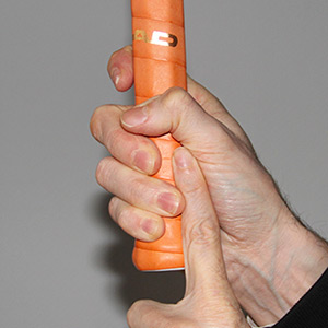 Correct grip size for a tennis racquet grip
